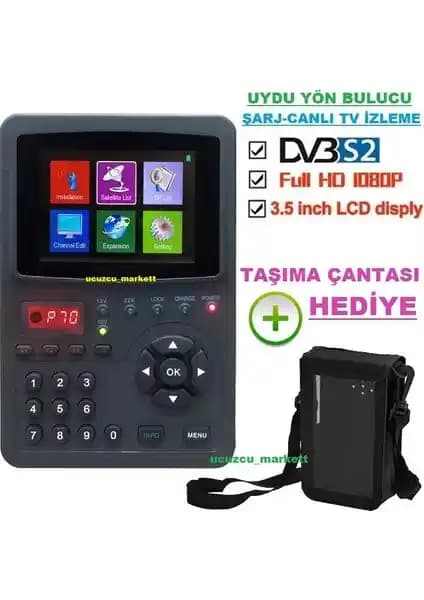 Uygun Fiyatlı Full HD 3.5 İnç Ekranlı Dijital Uydu Yön Bulucu Cihazı İncelemesi