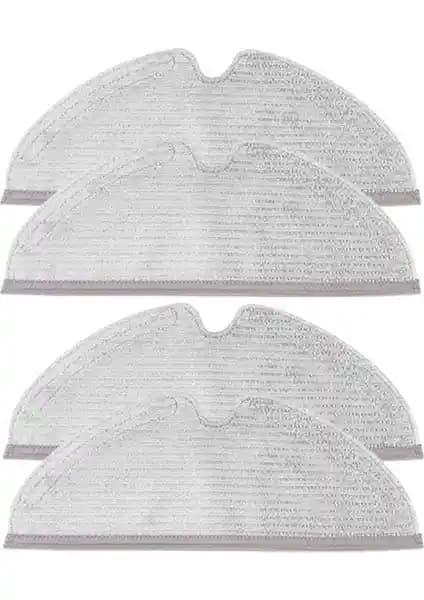 Xiaomi Roborock S5 Max Uyumlu 4'lü Mop Fiber Bezi Seti Temizlik Performansını Artırır