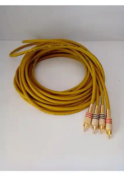 YSN Sounds Amfi Rca Kablosu Profesyonel Ses Sistemleri İçin Yüksek Kalite Uzun Ömürlü