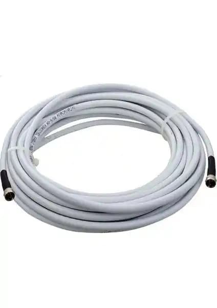 Anktek Erk 10 Metre Hazır Uydu Anten Kablosu Güçlü Bağlantı ve Kolay Kurulum