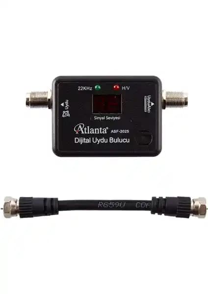 Atlanta ASF 2025 Dijital Uydu Bulucu: Yüksek Hassasiyetli Sinyal Tespiti ve Kolay Kurulum