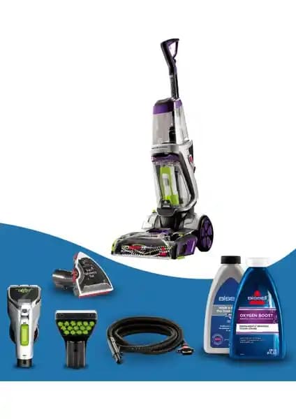 Bissell Proheat 2x Revolution Cleanshot ile Evde Profesyonel Halı ve Koltuk Temizliği