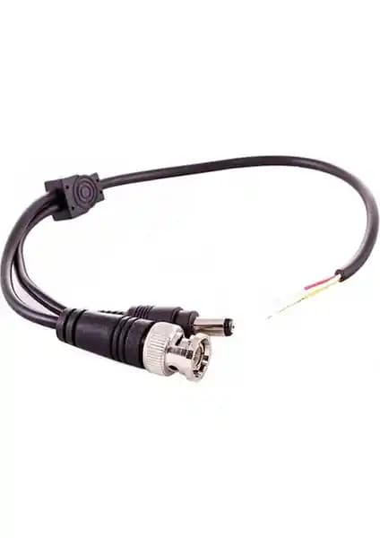 CCTV 10 Adet Kablolu BNC ve Power Jack Konnektörleri Güvenlik Sistemleri İçin