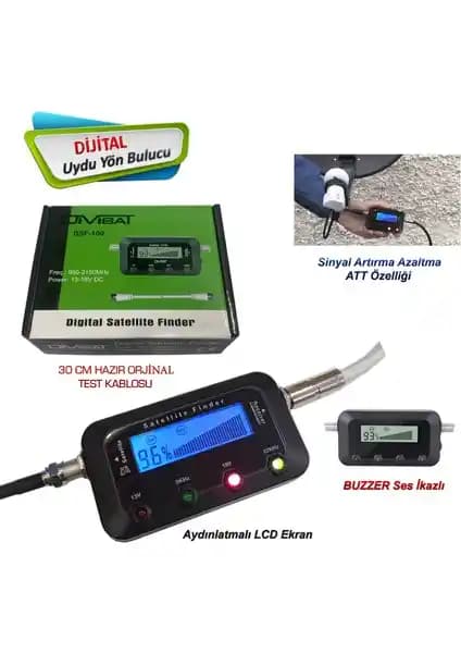 Divisat Dijital Satfinder Uydu Yön Bulucu ile Hassas ve Kolay Uydu Çekimi