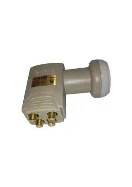 Herz HR-904 Dörtlü LNB ile Yüksek Performanslı Çoklu Televizyon Bağlantısı