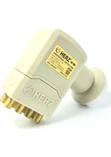 Herz HR-908 Octo Sekizli LNB: Yüksek Performans ve Çoklu Çıkış Özelliği ile Gelişmiş Uydu Alıcı