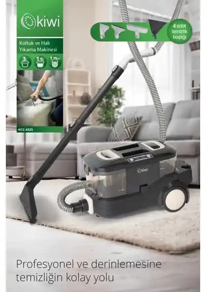 Kiwi KCC-4325W Siyah Çok Yönlü Temizlik Makinesi Detaylı İnceleme