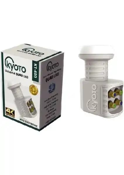 Kyoto 4'lü Dört Çıkışlı LNB: Yüksek Performans ve Dayanıklılık ile Güçlü Sinyal Çözümü