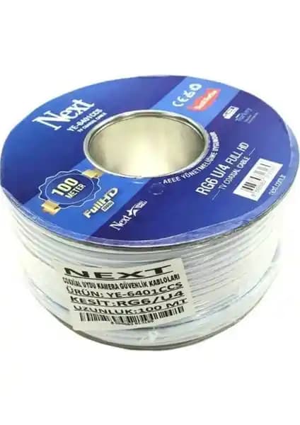 Next YE-6401 CCS RG6 U/4 100 Metre Anten Kablosu Detaylı İnceleme ve Kullanım Alanları