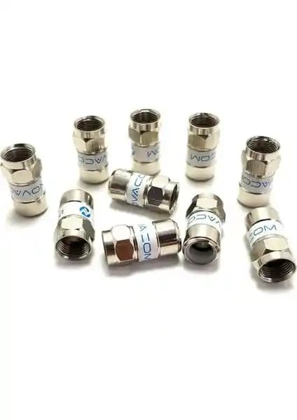 Novacom Sıkmalı Kolay F Konnektör RG6: Güvenilir ve Pratik Bağlantı Çözümü