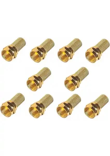 Powermaster RG6 Gold F Konnektörleri: Yüksek Kalite ve Güvenilir Bağlantı Çözümü