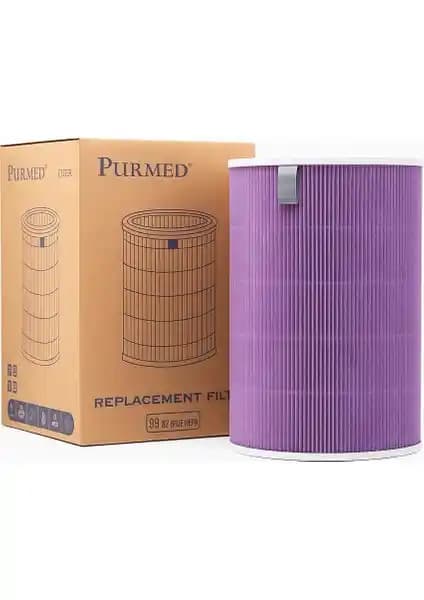 Purmed Mor RFID Çipli HEPA ve Karbon Filtreler Xiaomi Uyumlu Hava Kalitenizi Artırır