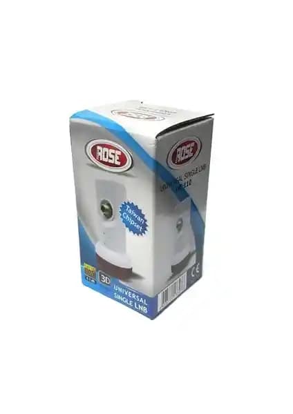 Rose 0,1 dB Tek Çıkışlı LNB GNYSLR yüksek performans ve dayanıklılık sağlayan uydu alıcı aksesuarı