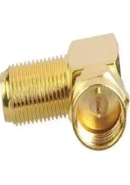 Softcam L Gold F Konnektör 90 Derece - Yüksek Kalite Güvenilir Bağlantı Çözümü