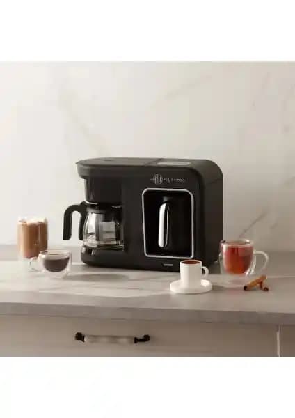 Karaca Hatır Plus Mod 5 In 1 Essential Kahve Makinesi: Çok Fonksiyonlu ve Şık Tasarım