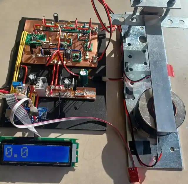 Kendin Yap Yüksek Hassasiyetli Terazi Tasarımı ve Elektromanyetik Kuvvet Geri Besleme Prensibi