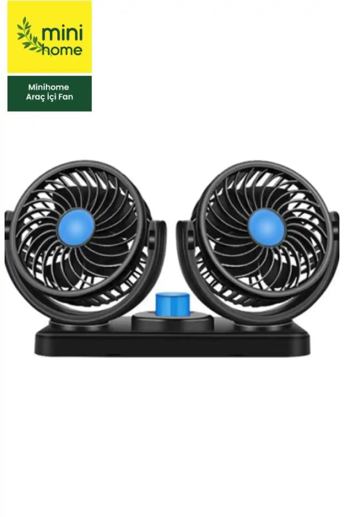 MiniHome Universal Araç İçi Fan Çakmaklık Girişli 2'li Vantilatör Özellikleri ve Kullanımı