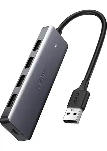 Ugreen 4 Portlu USB 3.0 Hub: Yüksek Hızlı ve Kompakt USB Çoklayıcı Adaptör