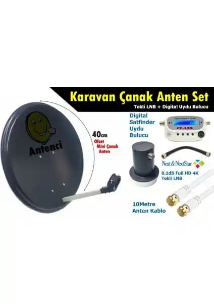 Antenci 40CM Karavan Çanak Anten Seti ve Dijital Uydu Bulucu Performans ve Kullanım Kolaylığı
