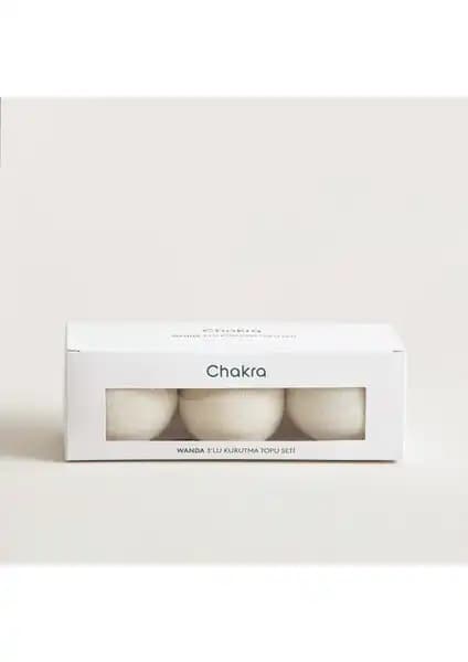 Chakra Wanda 3'lü Kurutma Topu Seti ile Çamaşır Kurutma Sürecinizi Yenilikçi ve Ekonomik Hale Getirin