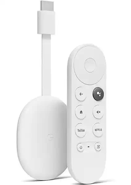 Google Chromecast HD Kumandalı Beyaz Android TV Box ile Akıllı Eğlence Deneyimini Yükseltin