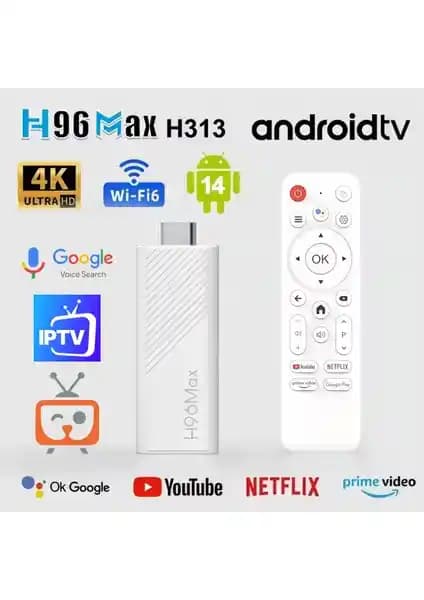 H96Max H313 Mini 4K TV Stick: Gelişmiş Özellikler ve Yüksek Performanslı Akıllı Televizyon Deneyimi