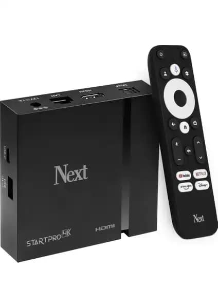 Next Start Pro 4K TV Kutusu: Yüksek Çözünürlük ve Gelişmiş Özelliklerle Akıllı Eğlence