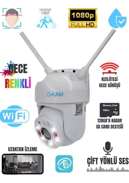 O-Kam 3MP WiFi Güvenlik Kamerası ile Gelişmiş Güvenlik Çözümü