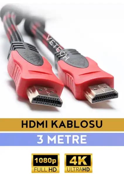 Polaxtor Gold ve Vetech HDMI Kablo Karşılaştırması: Özellikler ve Kullanım Alanları 2