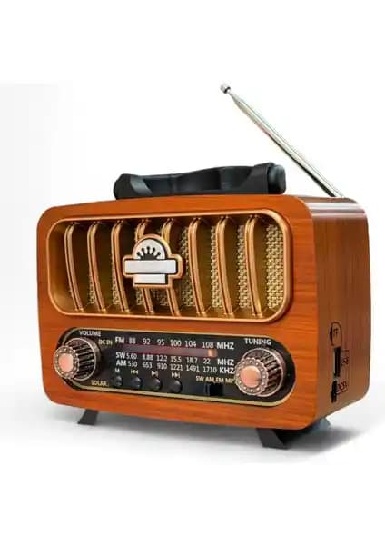 Royal Trend Nostaljik Radyo: Güneş Enerjili, Çok Fonksiyonlu Taşınabilir Müzik Cihazı