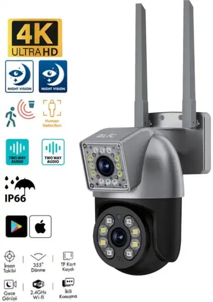 Sarftech 4MP IP Kamera: Dış ve İç Mekanlar İçin Dayanıklı Güvenlik Çözümü