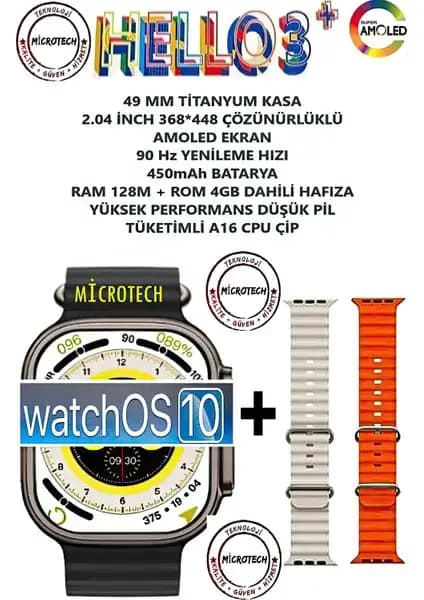 AGM HK10 Pro Max ve T-Max Hello Watch 3+ Plus Karşılaştırması 2