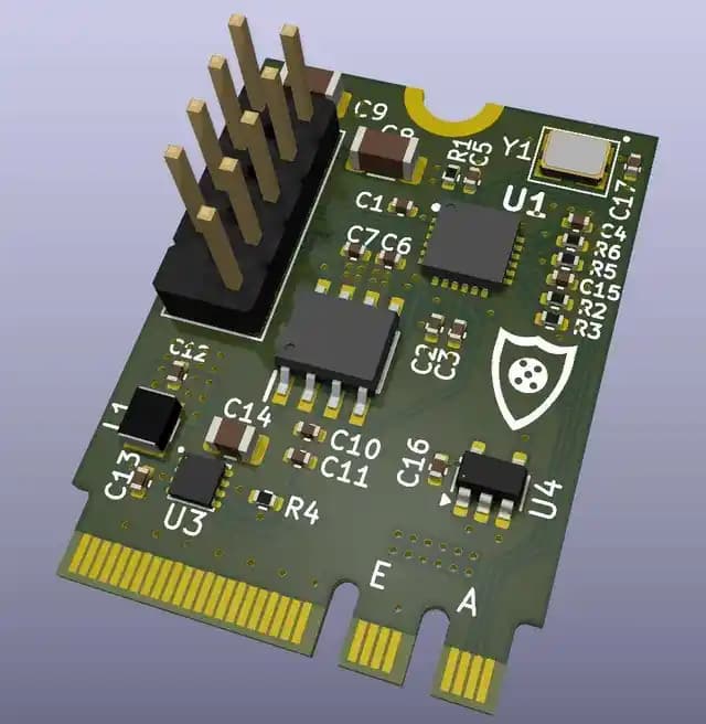 A+E Key M.2 Slotundan Ön Panel USB 2.0 Adaptör Kartı Tasarımı ve Teknik Özellikleri