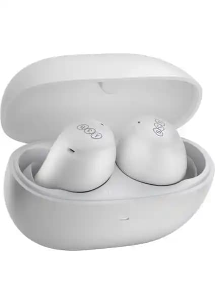 Qcy HT07 Arcbuds Beyaz Kablosuz Kulaklık Bluetooth 5.2 ve 40dB ANC Özellikleri