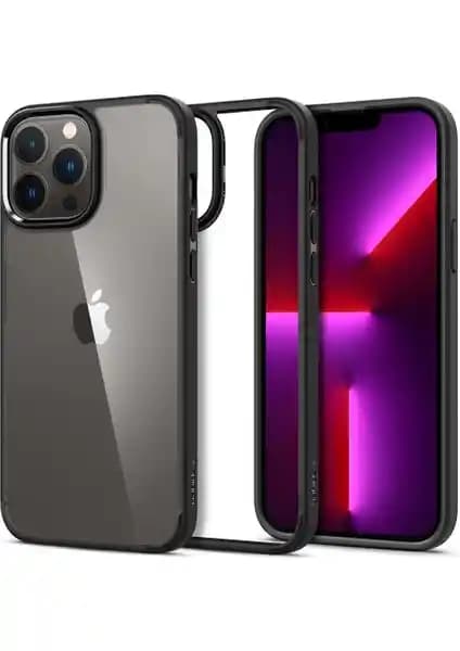 Spigen iPhone 13 Pro Max Ultra Hybrid Matte Black Kılıf Dayanıklı ve Şık Koruma