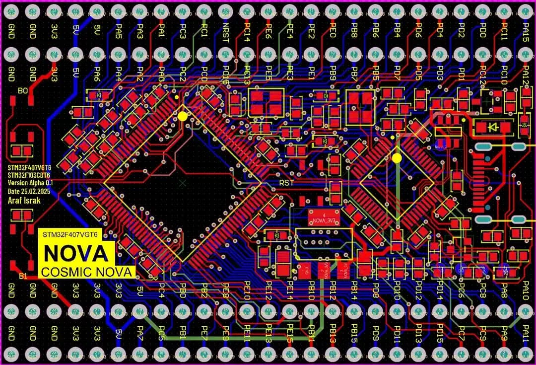 STM32 Geliştirme Kartı Tasarımında PCB Yapısı, ST-Link Entegrasyonu ve Kaynaklar