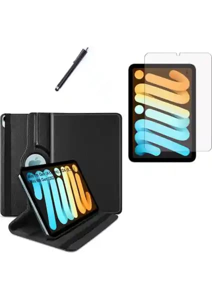 Apple iPad Mini 7 A17 Pro için Çok Fonksiyonlu Koruma Seti Yüksek Kalite ve Şıklık Sunar