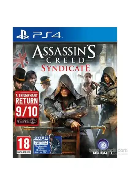 Assassin's Creed Syndicate PS4 İçin Londra'nın Tarihi Atmosferinde Aksiyon ve Macera Deneyimi