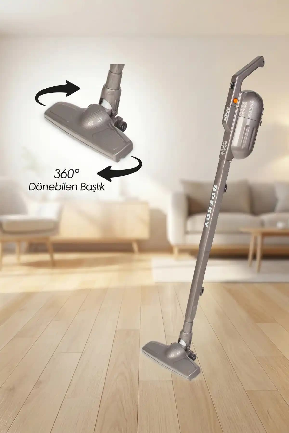 FANTOM Speedy Pro Du 2100 Dikey Süpürge: Güçlü ve Kullanımı Kolay Temizlik Aracı