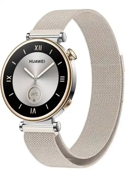 Fibaks Huawei GT4 41MM Uyumlu Metal Hasır Mıknatıslı Milano Loop Kordon İncelemesi