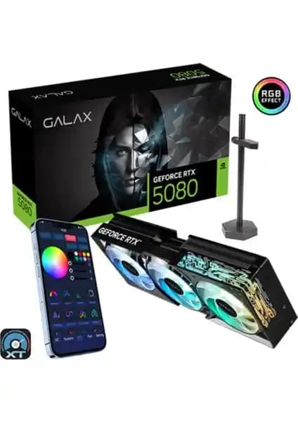 GALAX GeForce RTX 5080 1-Click OC 16GB GDDR7 Ekran Kartı Performans ve Soğutma Özellikleri