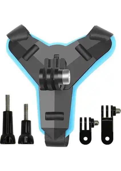 GPlus GP524 5 Parça Kask Montaj Seti Aksiyon Kameraları İçin Dayanıklı ve Çok Yönlü