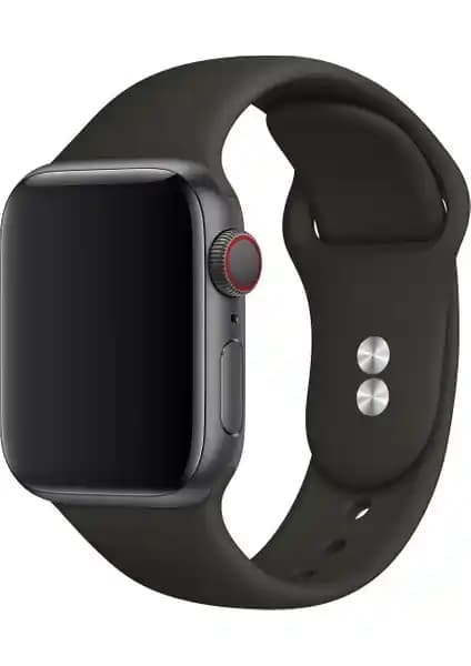 HappyCase silikon kordon Apple Watch 2-7 için 40 mm uyumlu şık ve rahat saat kayışı