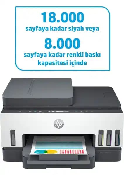 HP Smart Tank 750 Renkli Çok Fonksiyonlu Yazıcı: Yüksek Kalite ve Ekonomik Çözüm