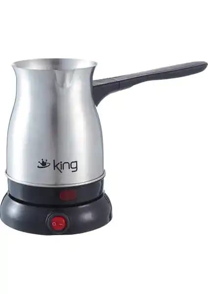 King K 442 Telveli Türk Kahvesi Makinesi Gri - Dayanıklı ve Kullanışlı Tasarım