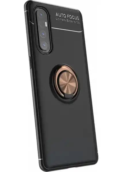 KNY Oppo Reno 3 Pro Yüzüklü Manyetik Silikon Kılıf: Estetik ve Koruma Çözümü