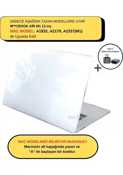McStorey MacBook Air M1 Kristal Parlak Kılıfı: Estetik ve Koruma Sağlayan Şeffaf Tasarım
