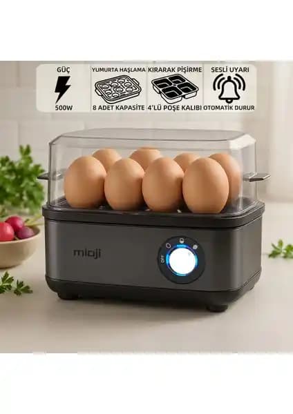 Mioji Mio EG8 500W LED Işıklı Sesli Uyarı Yumurta Pişirici Özellikleri ve Kullanım Rehberi