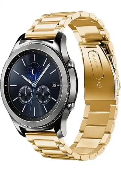 MobaxAksesuar Metal Kordon Galaxy Watch 46mm İçin Estetik ve Dayanıklı Tasarım