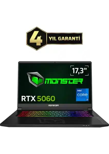 Monster Tulpar T7 V26.2: Güçlü Tasarım ve Yüksek Performanslı Oyun Bilgisayarı